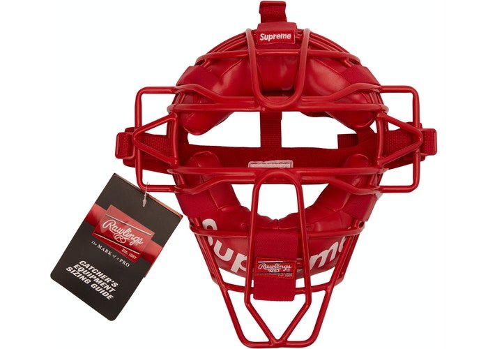 CONSIGNMENT SUPREME RAWLINGS CATCHER'S MASK RED - Golden Kicks Mx