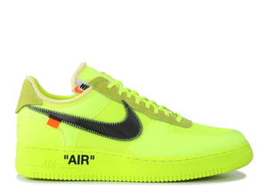 CONSIGNMENT OFF-WHITE X NIKE AIR FORCE 1 LOW 'VOLT' - Golden Kicks Mx