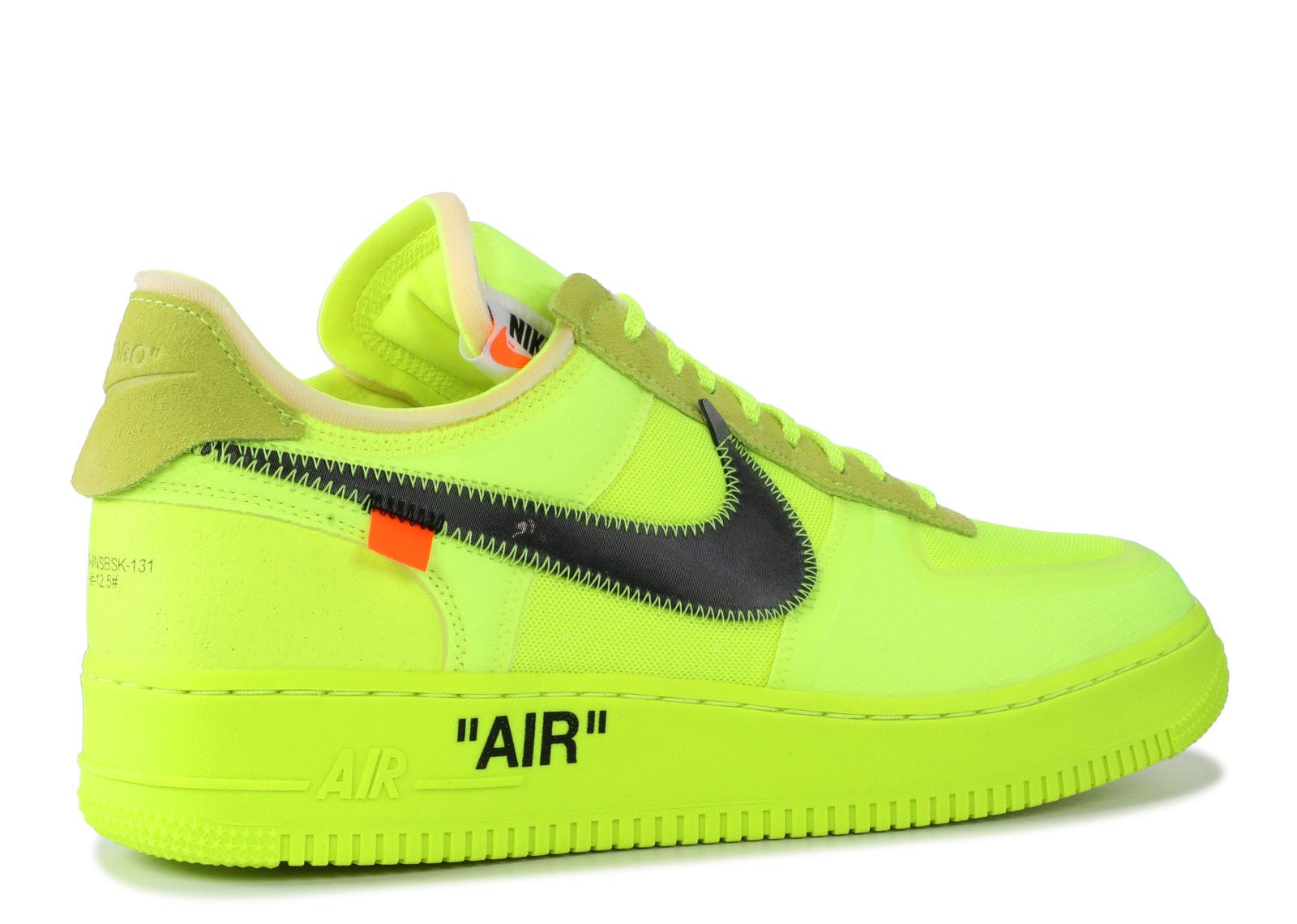 CONSIGNMENT OFF-WHITE X NIKE AIR FORCE 1 LOW 'VOLT' - Golden Kicks Mx