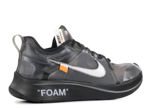 OFF-WHITE X NIKE ZOOM FLY SP 'BLACK' - Golden Kicks Mx